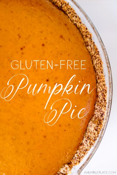 Gluten Free Pumpkin Pie Recipe