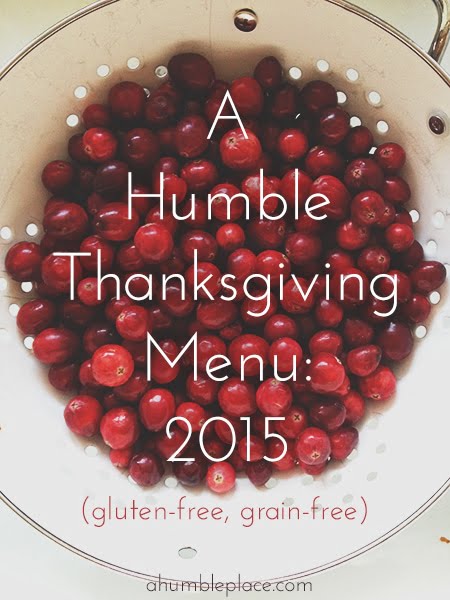 a humble thanksgiving menu (ahumbleplace.com)