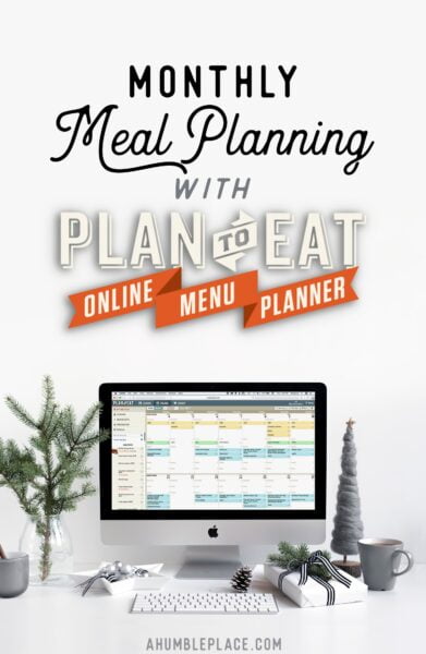 Meal planning doesn't have to take forever or be difficult! Here's how I get it done fast! #menuplanning #mealplanning #plantoeat #meals #food