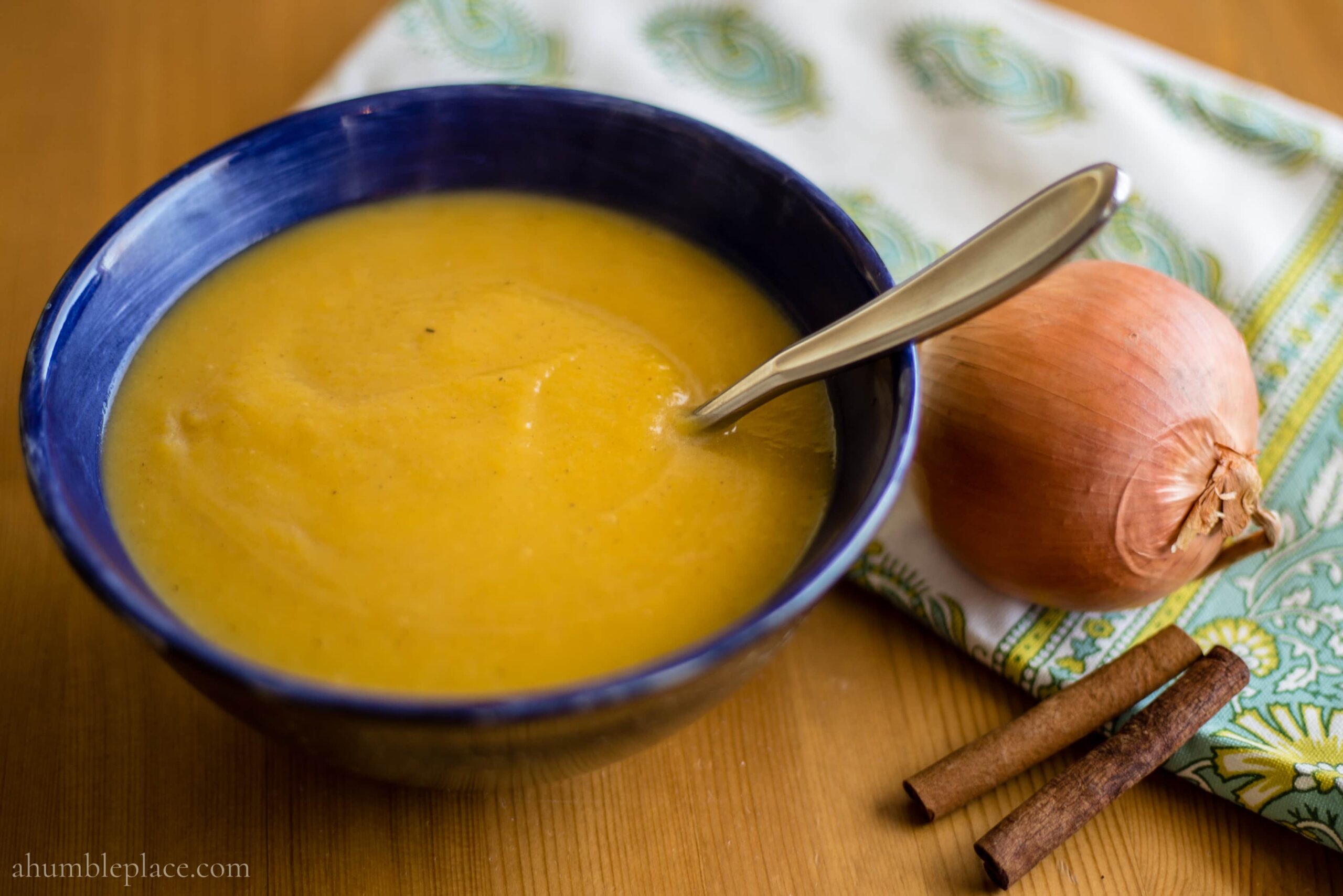 Simple Butternut Squash Soup - ahumbleplace.com