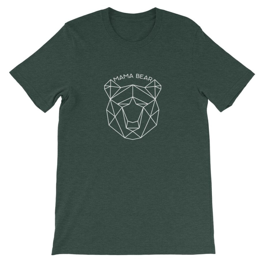 Geometric Mama Bear Short Sleeve T-Shirt - Image 3