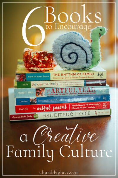 Six books to encourage creativity in your family! Including why creativity is important for children, where to start, and a book list!