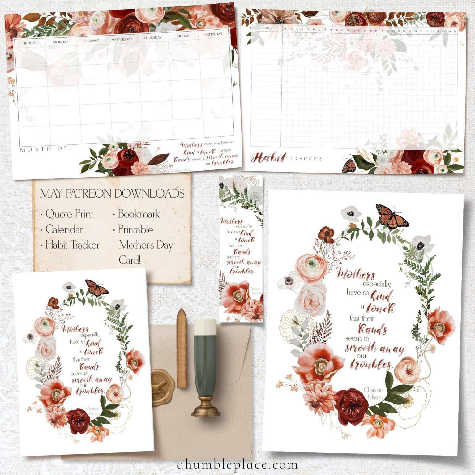 Customizable Printable Homeschool Planner Cover with Butterflies and ...
