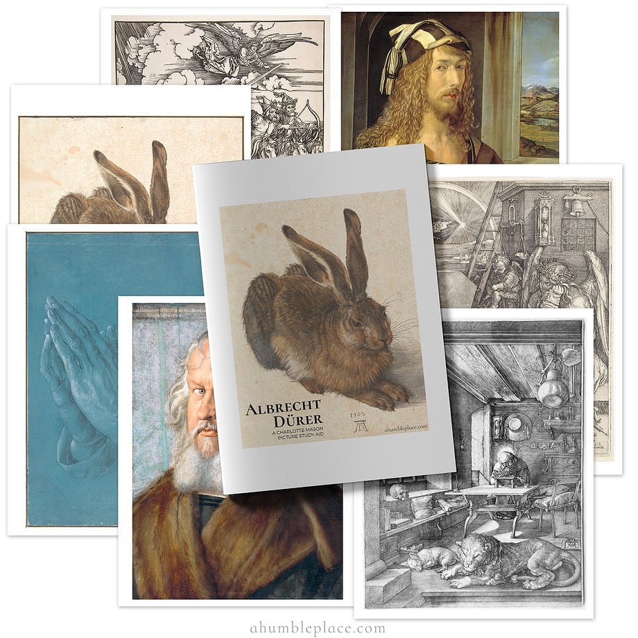 Albrecht Dürer Picture Study Aid and Art Prints - ahumbleplace.com