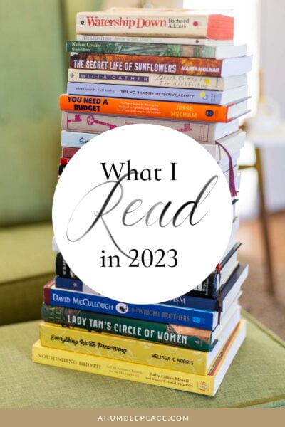 What I Read in 2023 - ahumbleplace.com