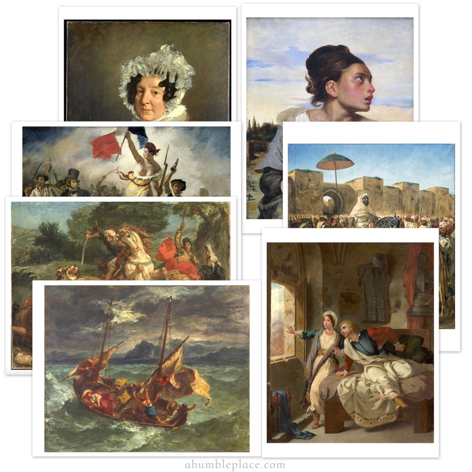 Eugène Delacroix Picture Study Aid and Art Prints - Image 2